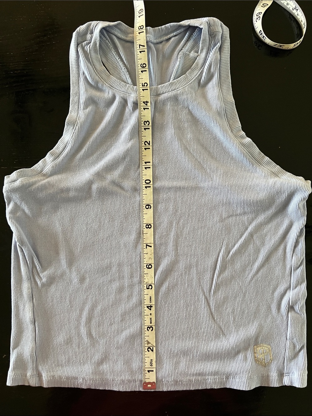 Born Primitive White Ribbed Cropped Tank - Picture 7 of 7